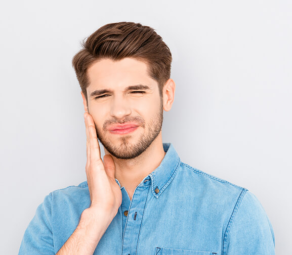 man with dental